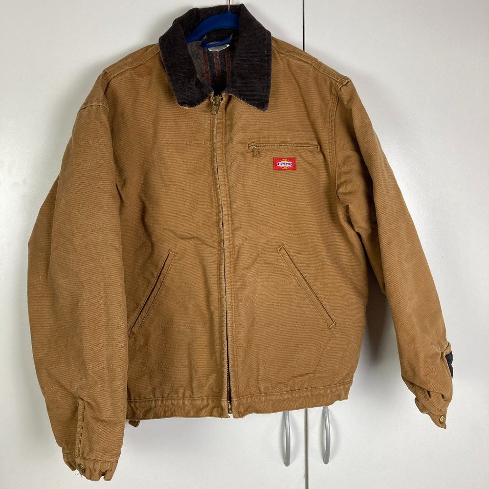 Vintage Dickies Men's Rigid Duck Blanket Lined Jacket Size L